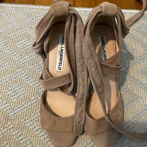 Karl Lagerfeld Wrap heels